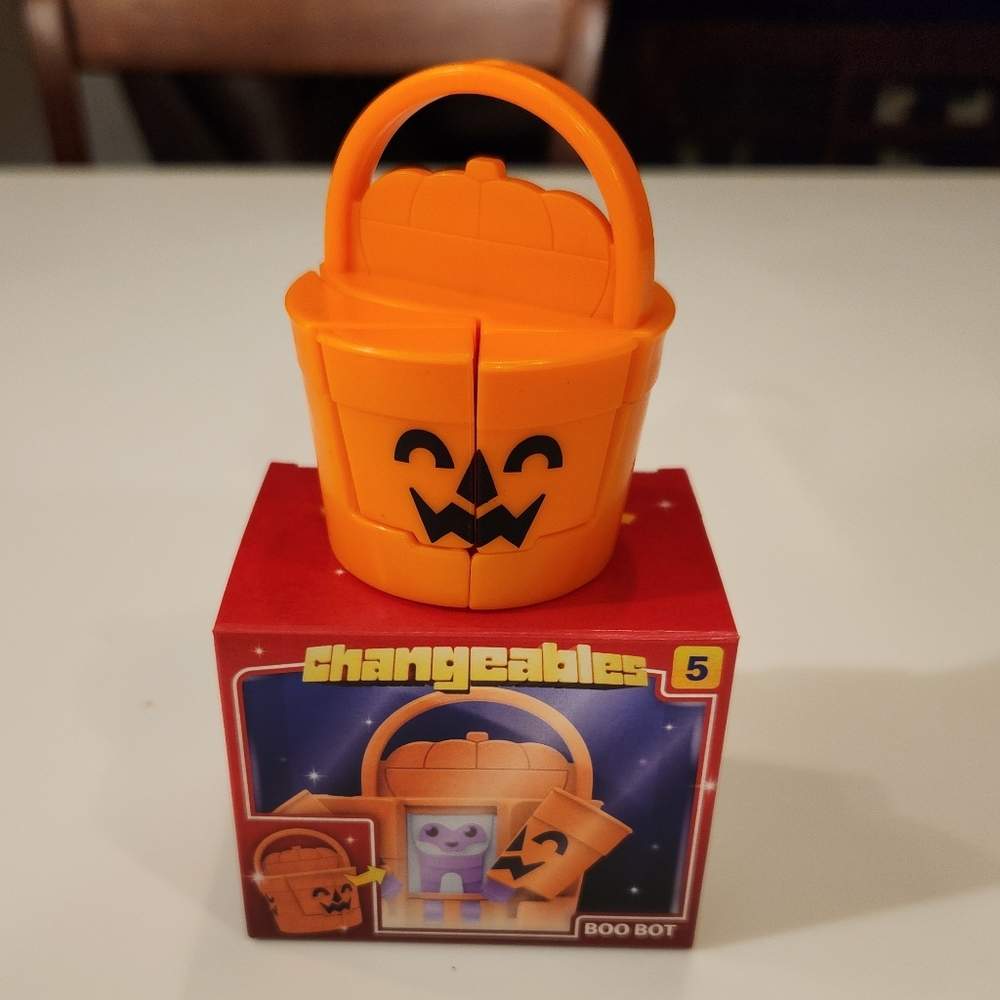 McDonald's Orange Boo Bot Changeable Toy #5